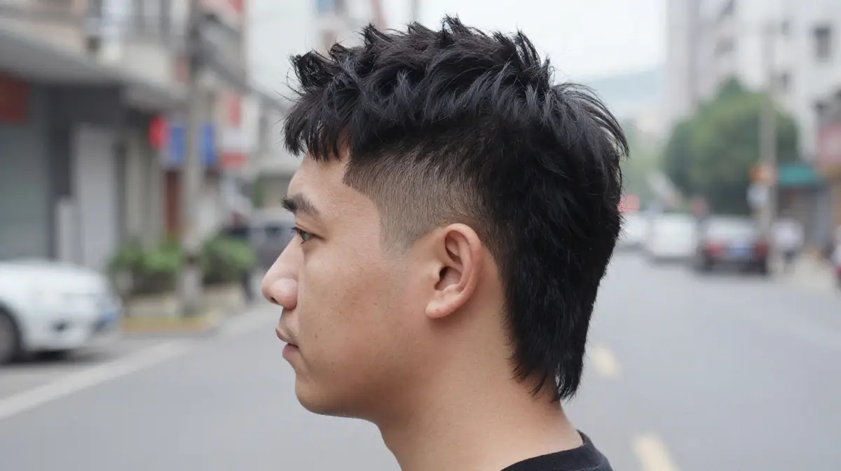 Subtle Mullet with Disconnected Sides