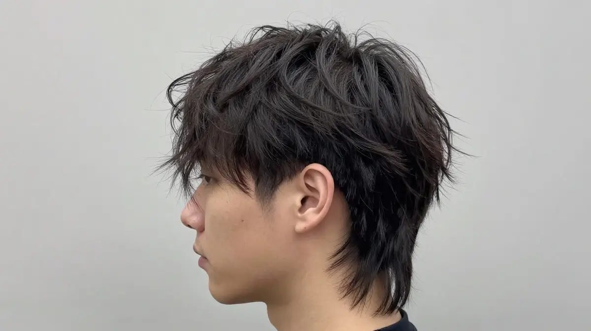 Subtle Wolf Cut Mullet