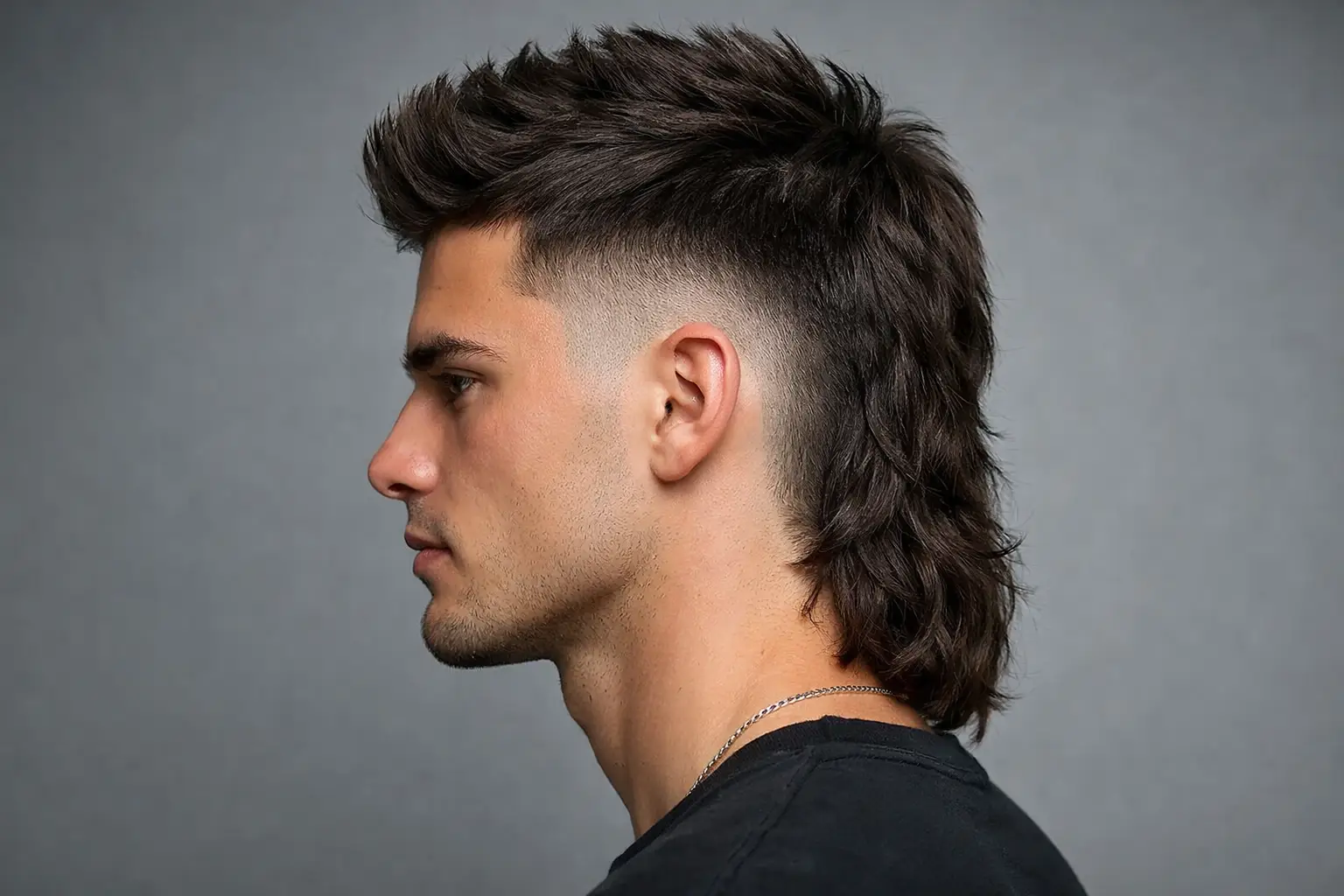 Taper Fade Mullet