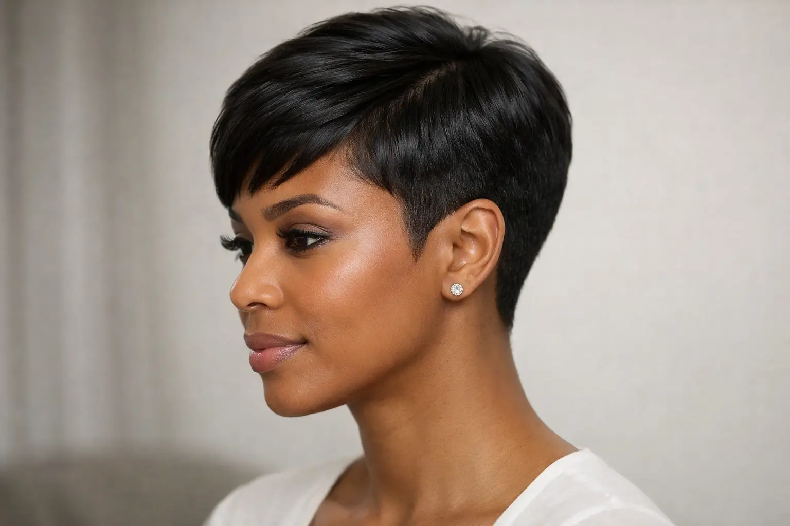 Tapered Pixie for Clean Finish