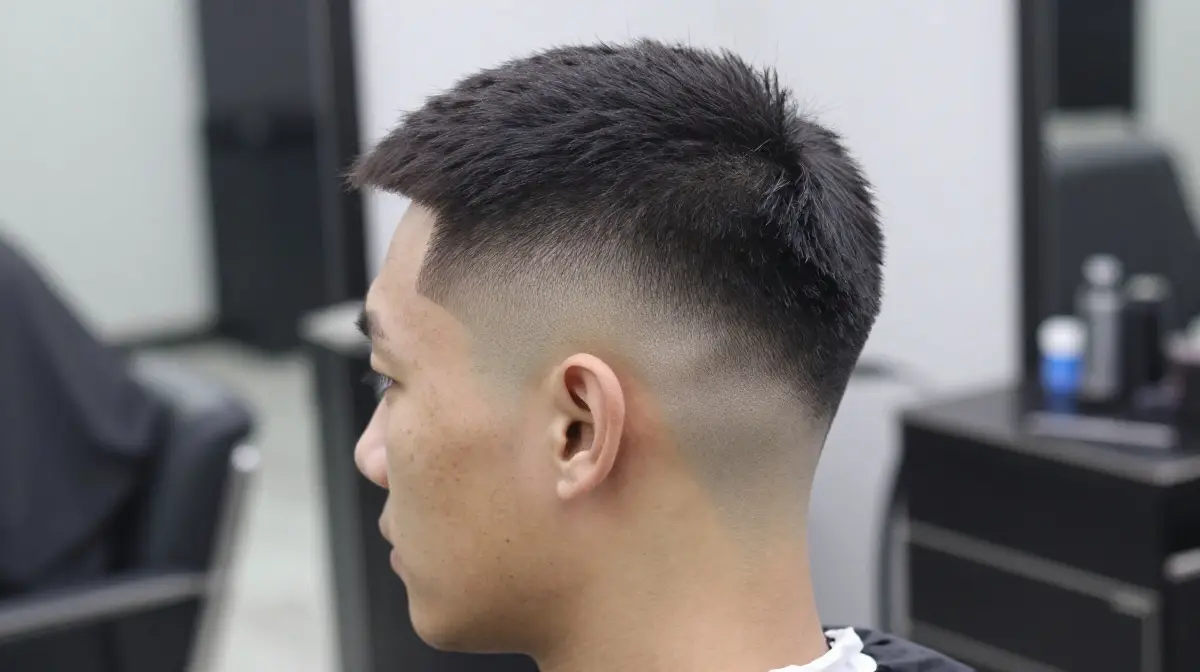 Textured Crop with Mid Fade