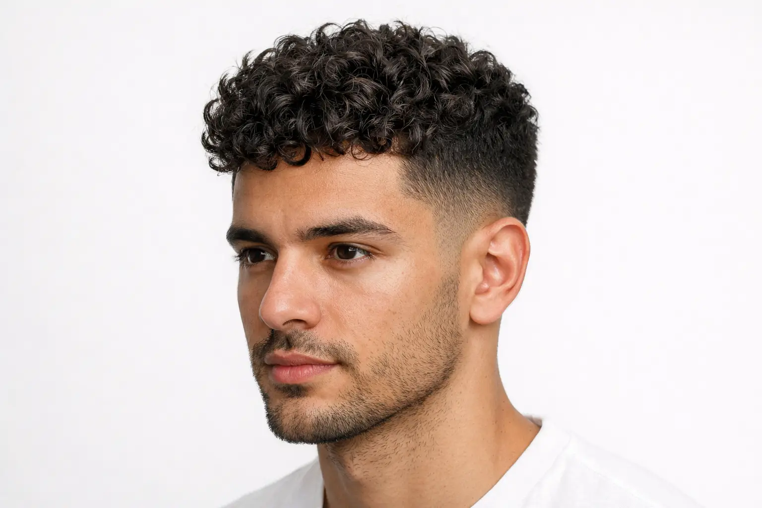 Textured Curly Crop