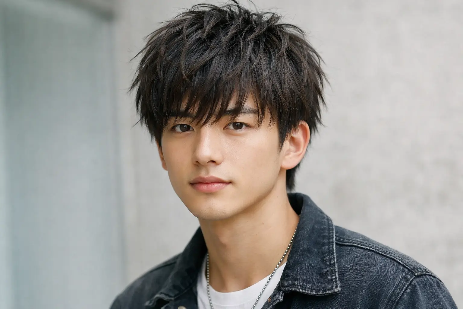 Textured Fringe Hairstyle