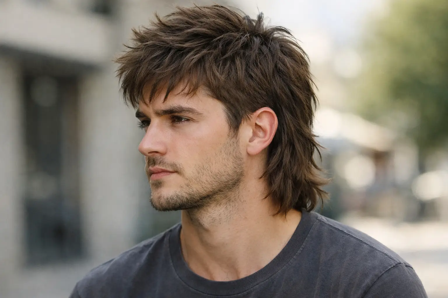 Textured Mullet Style