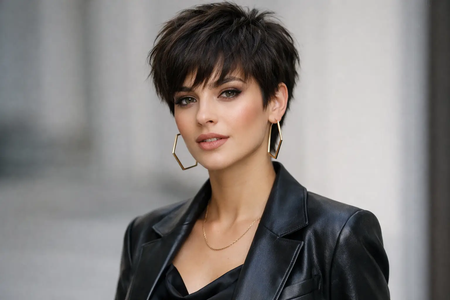 Textured Pixie with Fringe