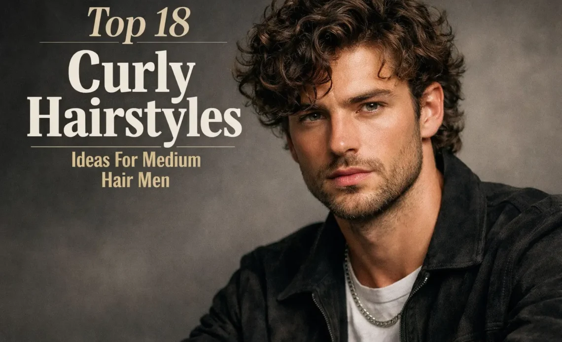 curly hairstyles for medium hair men