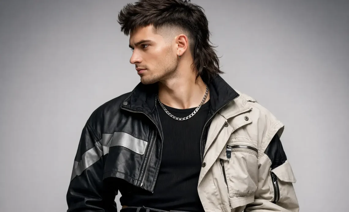 modern mullet hairstyles for men