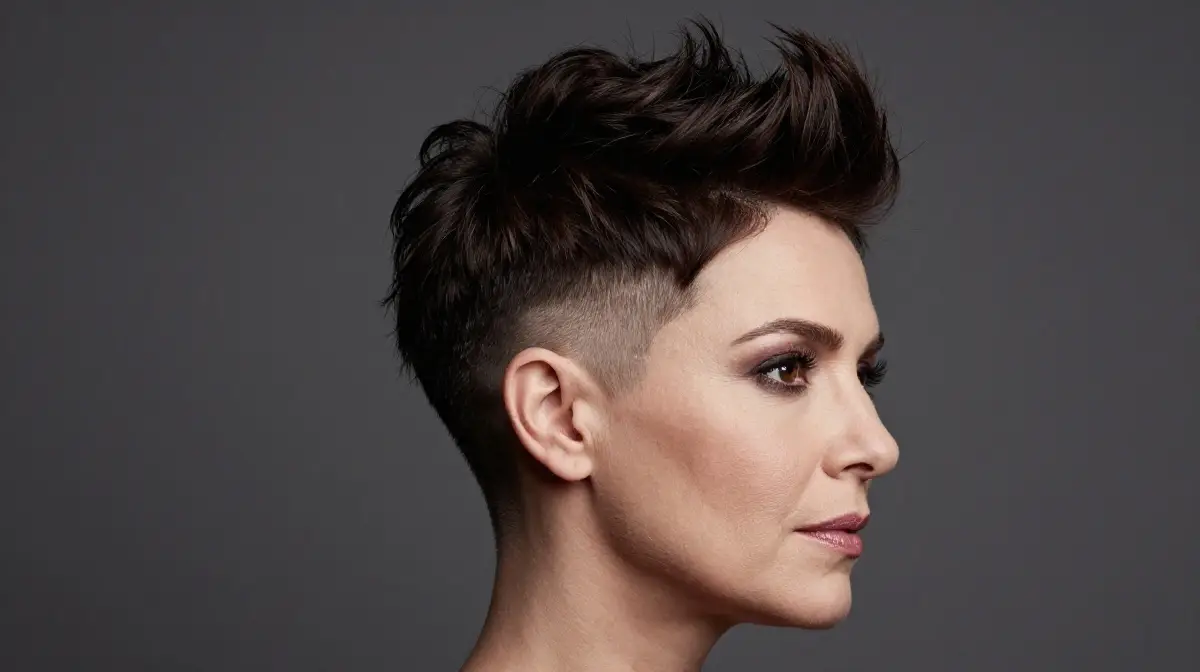 Undercut Pixie with Volume at Crown