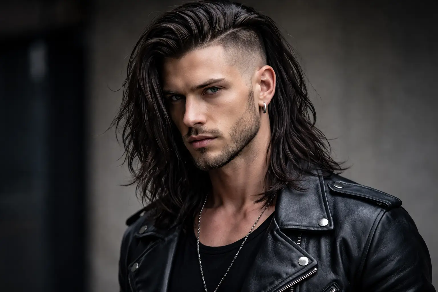 Undercut with Shoulder Length Top