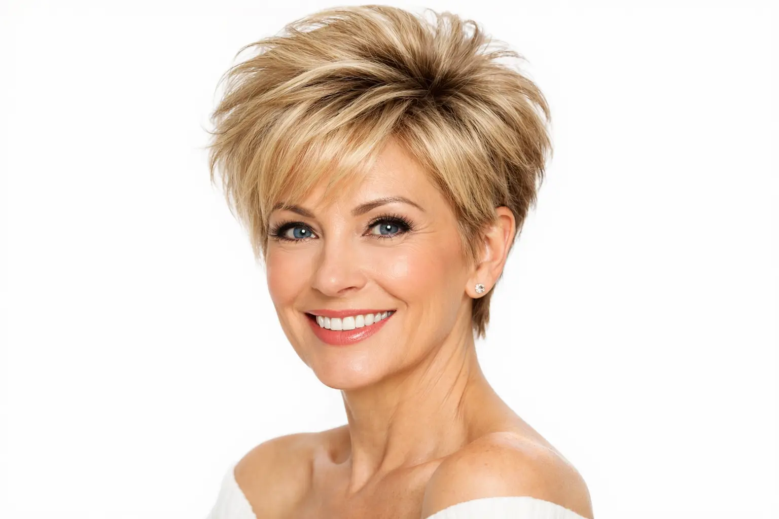 Voluminous Crown Pixie
