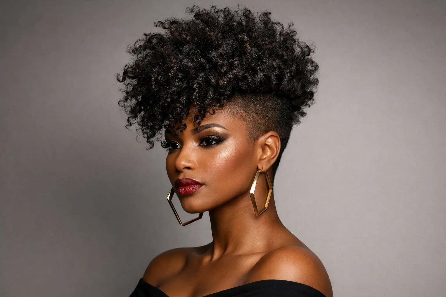 Voluminous Curly Top