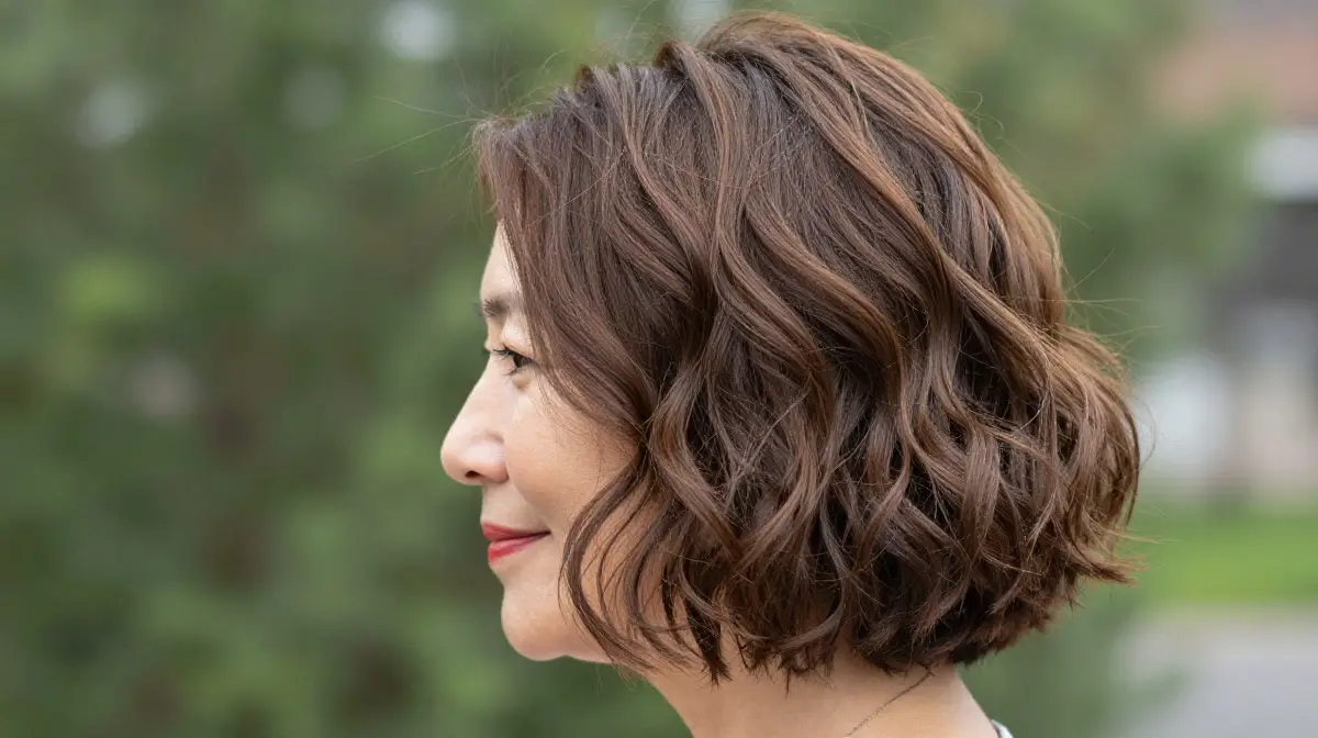 Wavy Bob Hairstyle