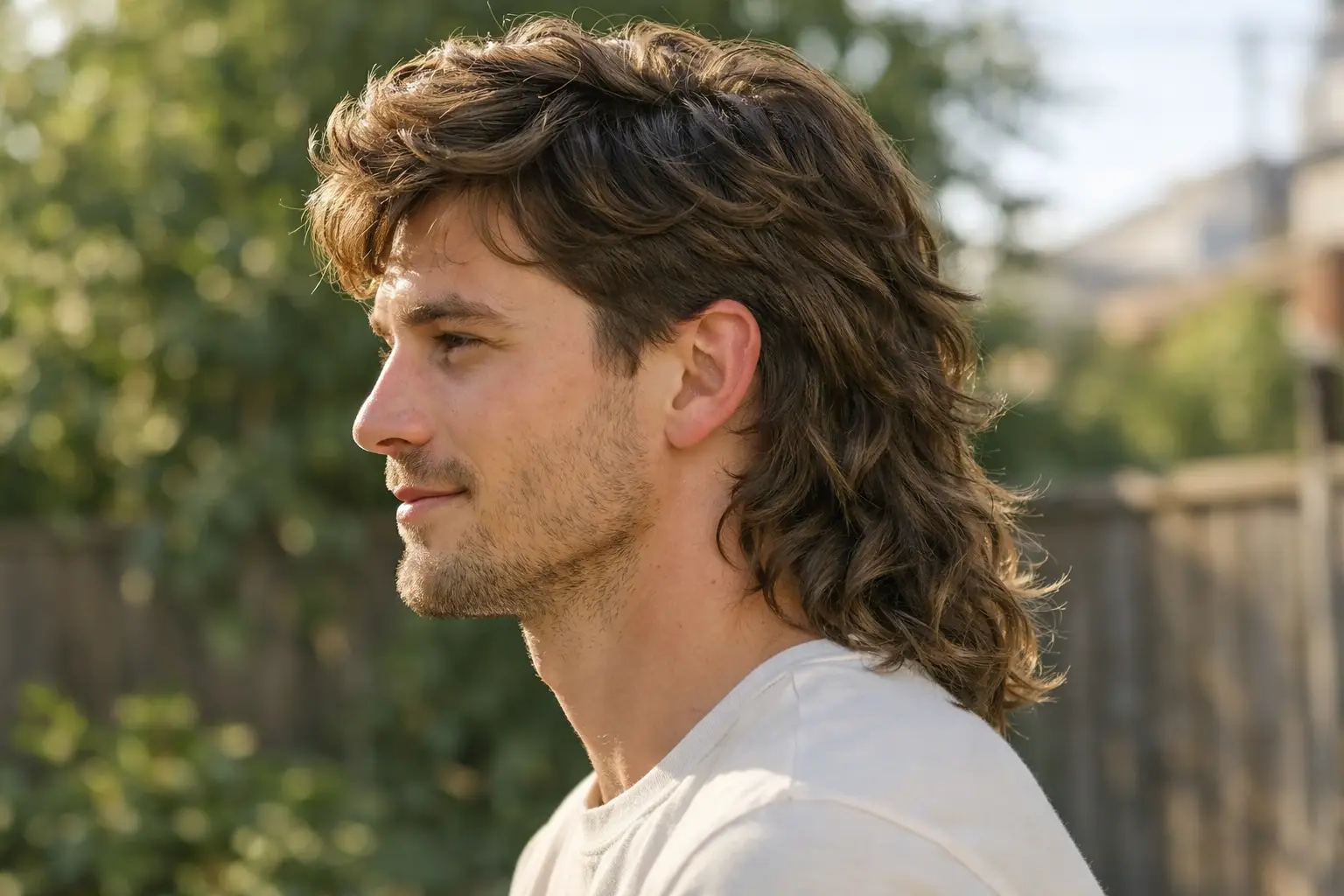 Wavy Mullet Style