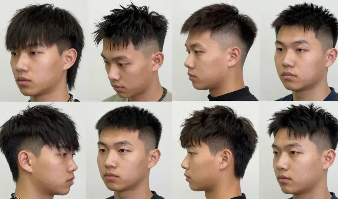 asian haircut male