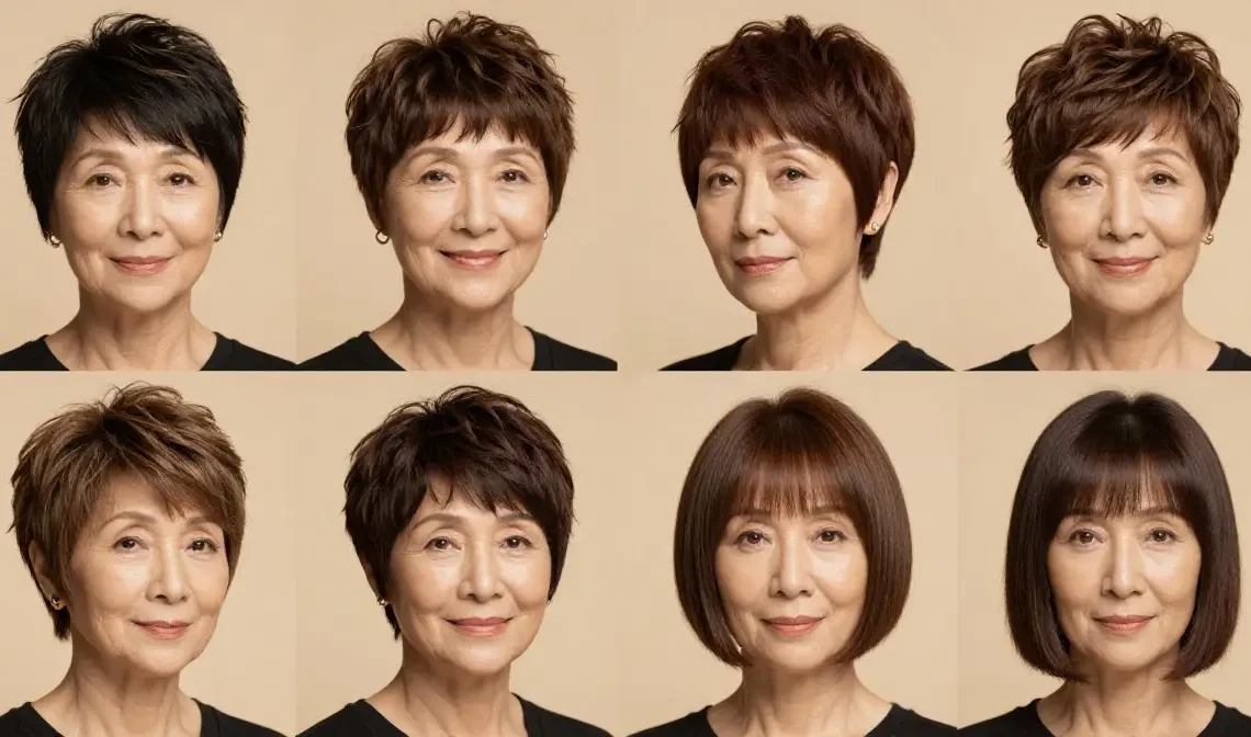 fine hair hairstyles ideas 60 year old woman