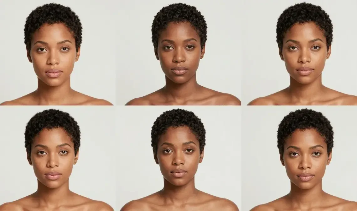 low cut hair style black women