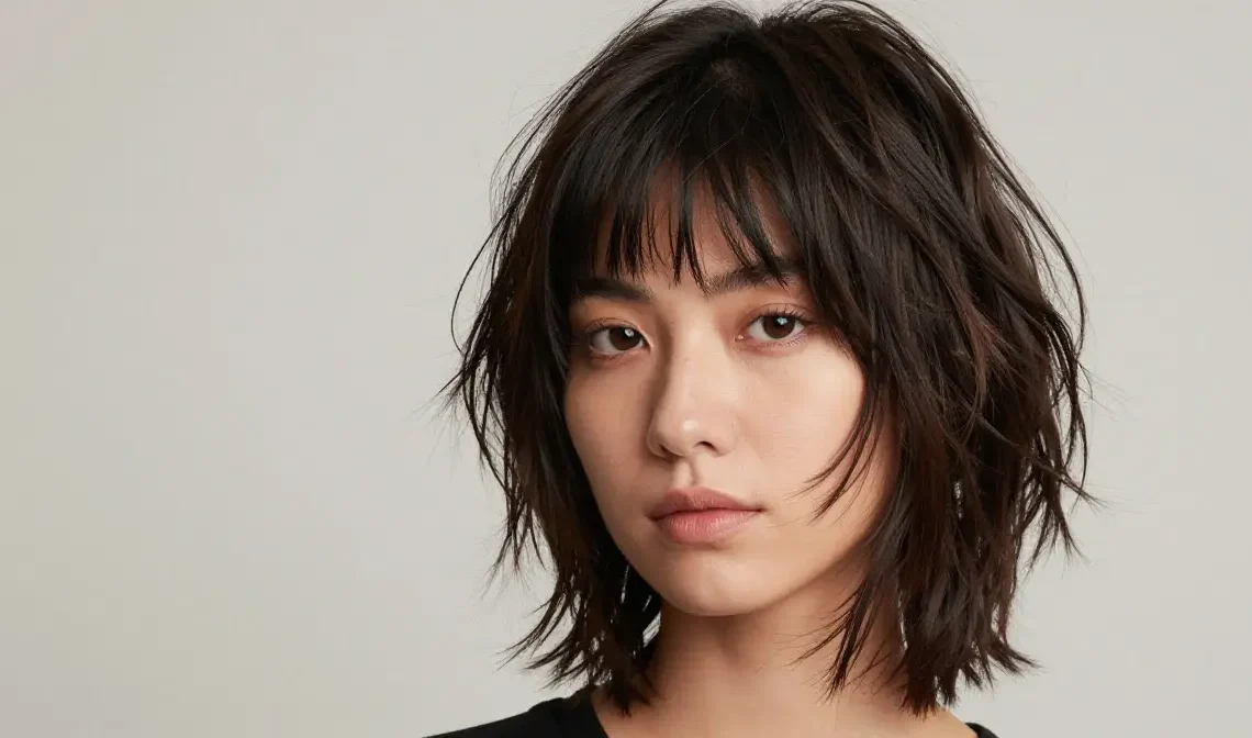medium length shag haircuts