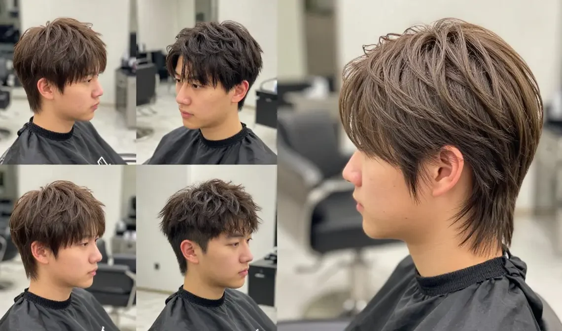 men hair with highlights