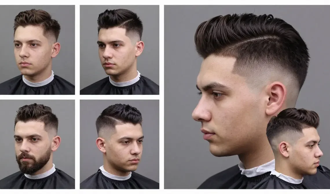 short sides long top haircuts