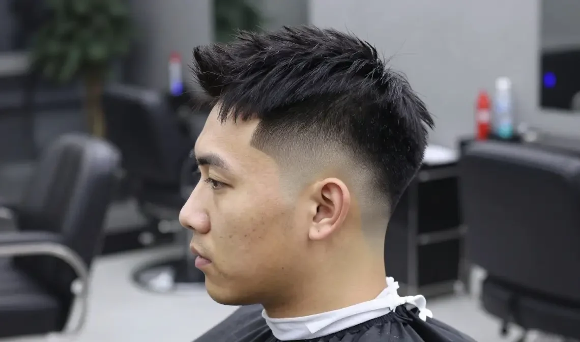 textured crop hairstyle