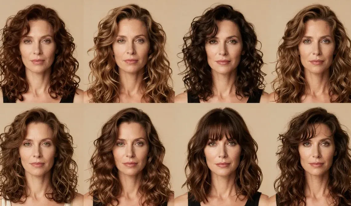 wavy hairstyles for women over 40