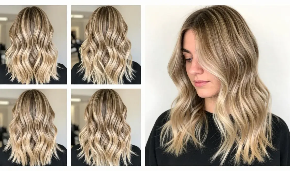 winter blonde balayage