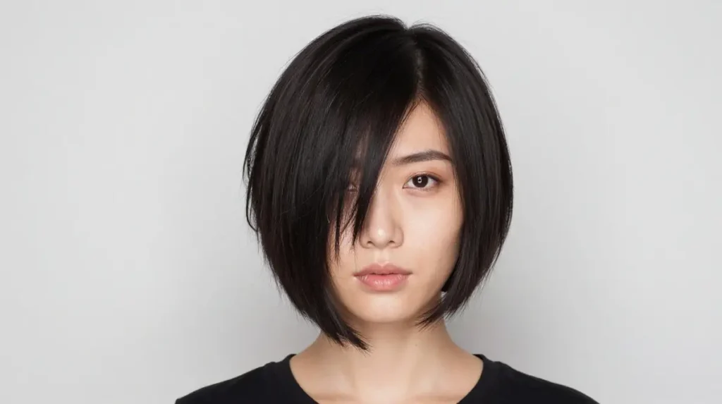 Asymmetrical Choppy Bob