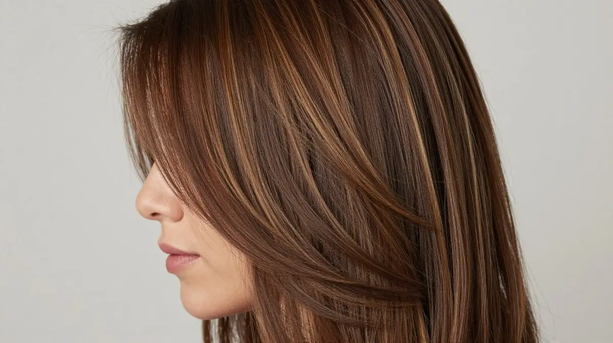 Babylights on Brown Hair