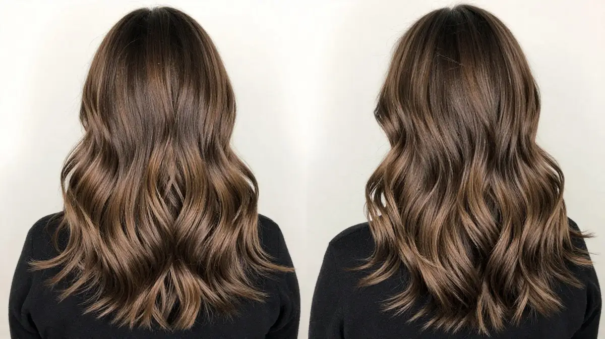 Balayage on Ash Brown