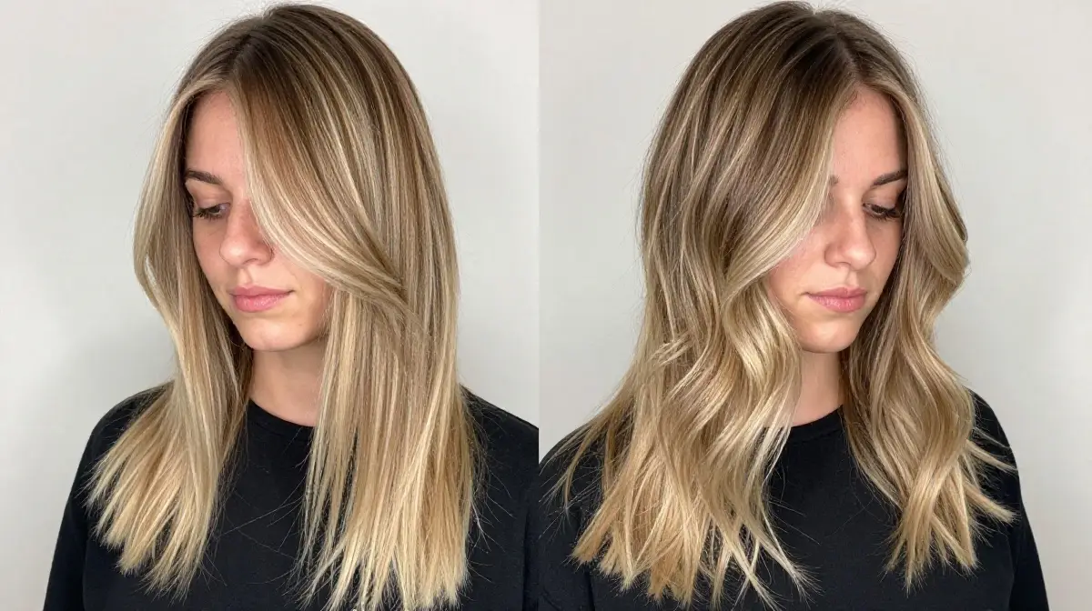 Balayage on Highlighted Blonde Hair