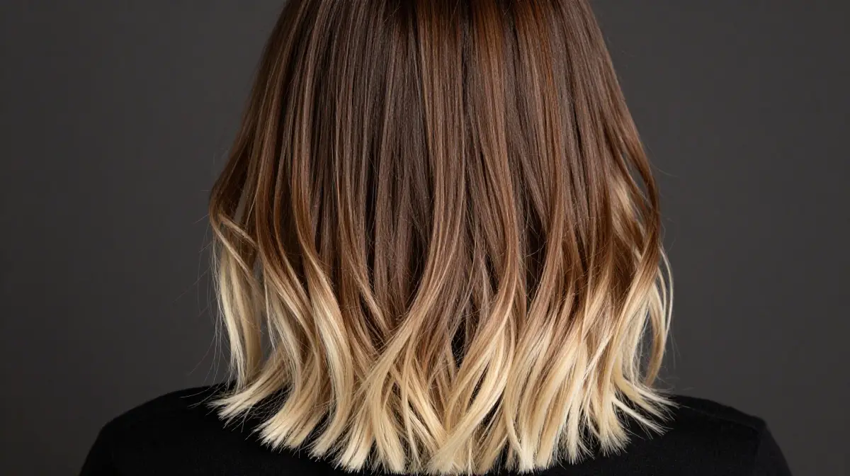Balayage with Blonde Tips