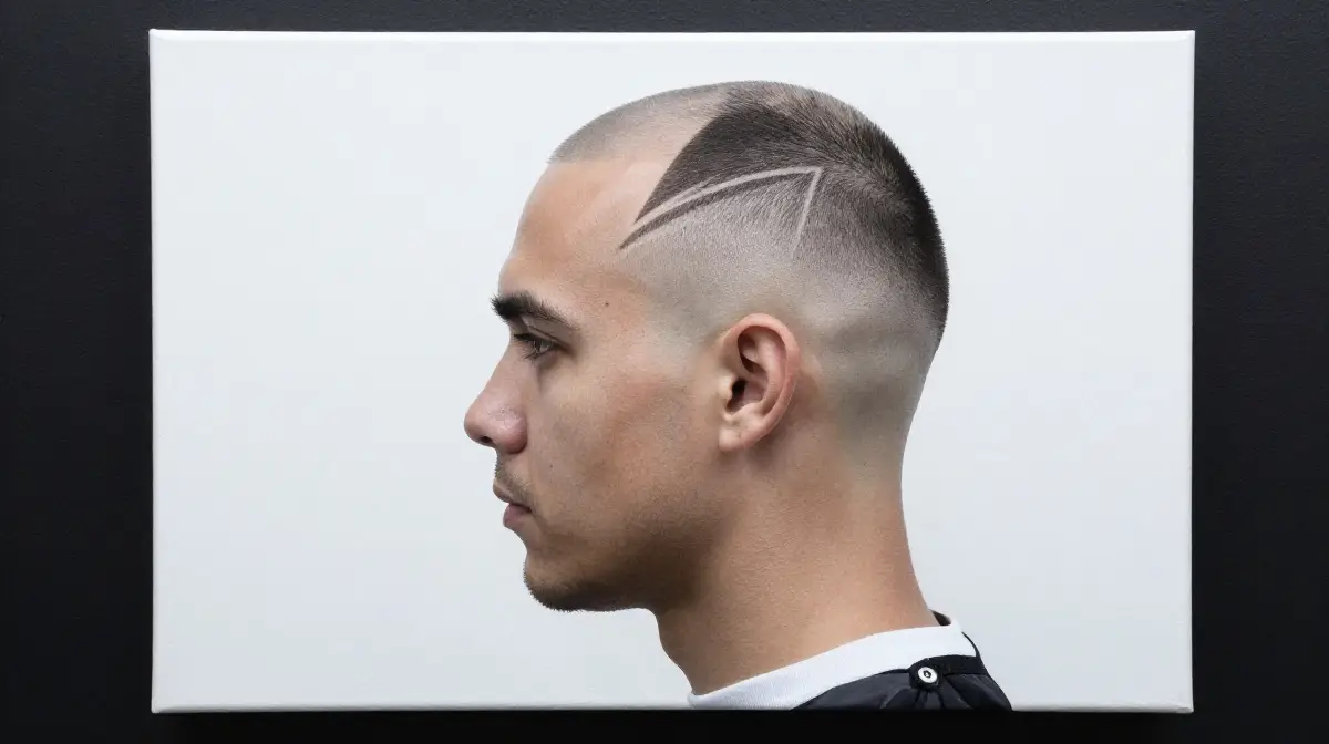 Bald Fade with Design