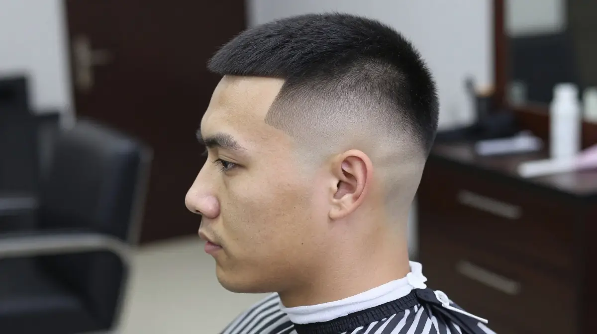 Bald Fade with Flat Top