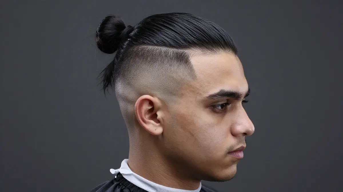 Bald Fade with Long Top