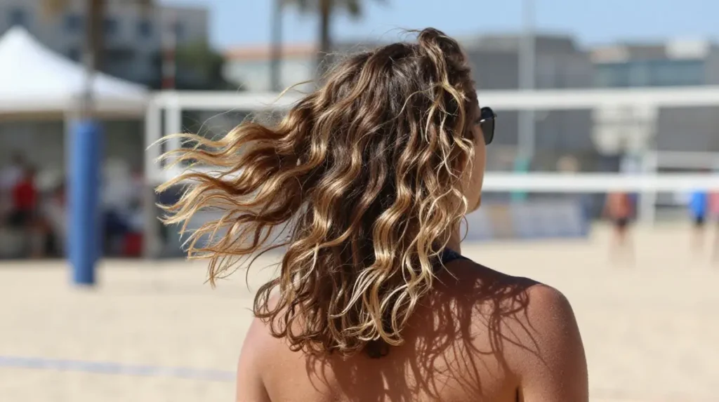 Beach Volleyball Flow Hairstyle