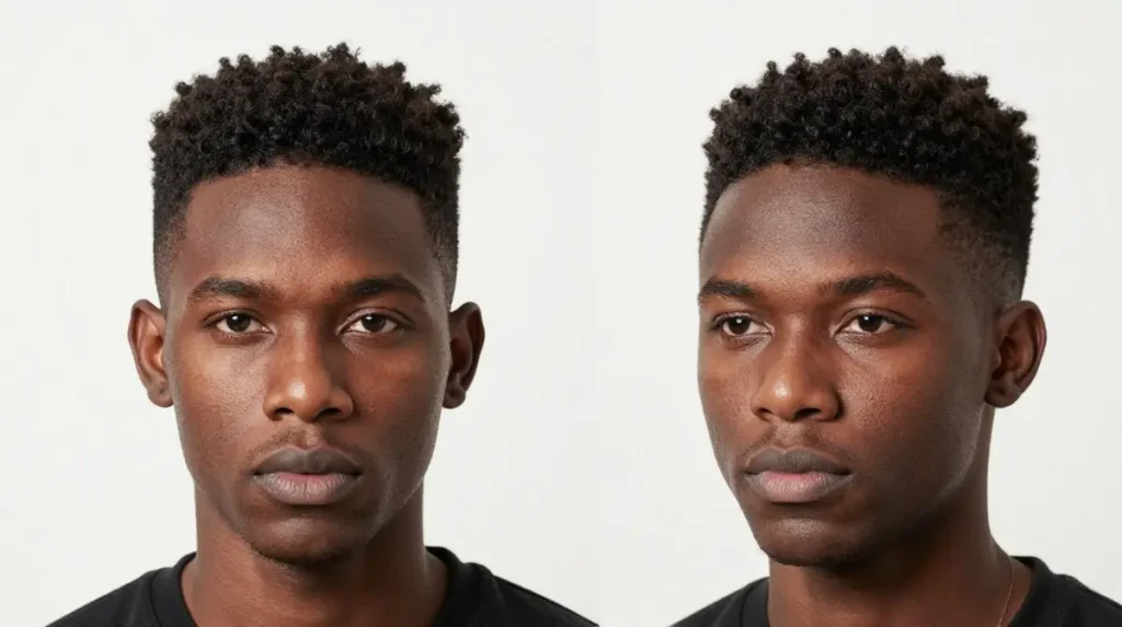 Black Men Square Face Hairstyles