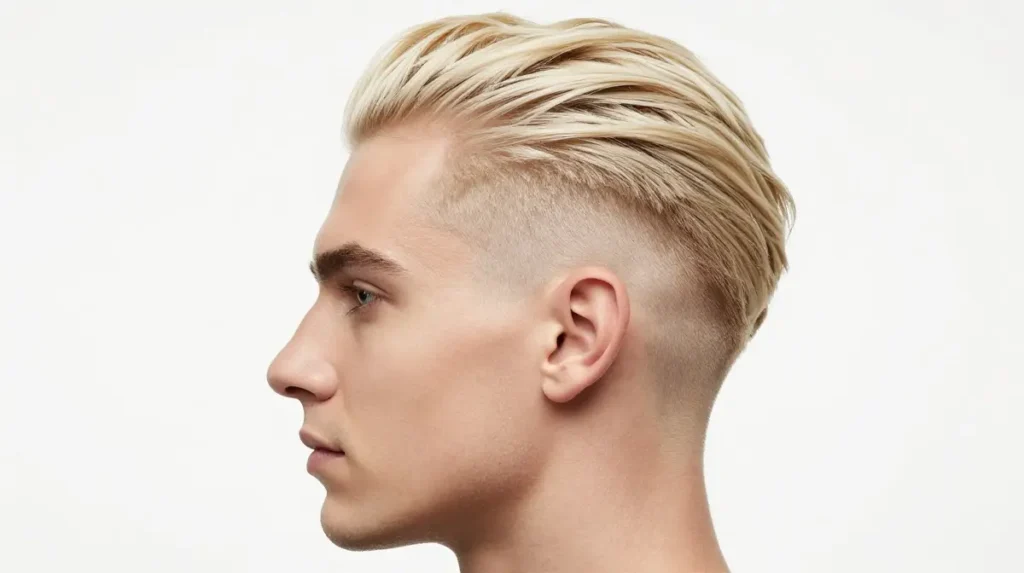 Blonde Man Bun