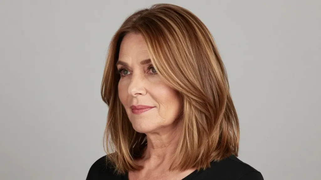 Bronde Balayage on Medium Length Hair
