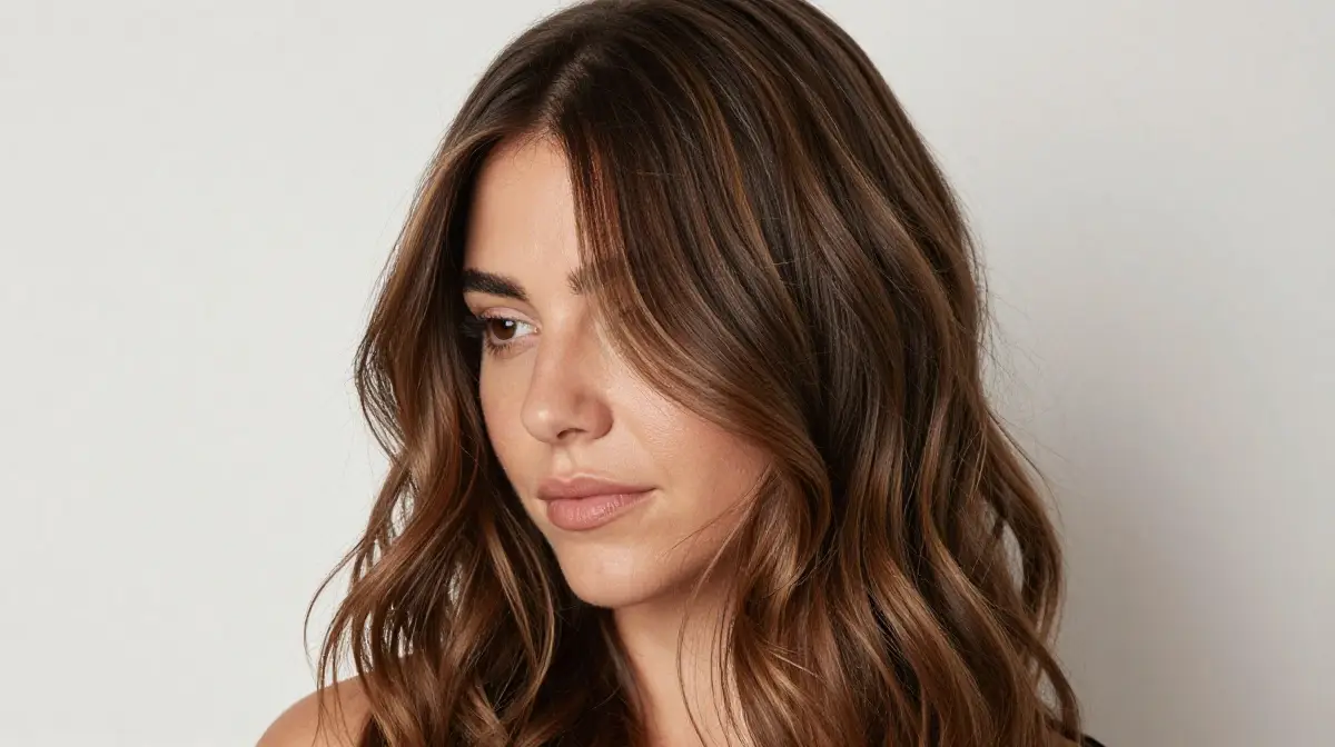 Brunette with Chestnut Babylights