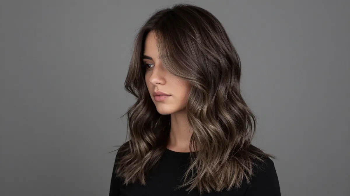 Brunette with Smoky Highlights