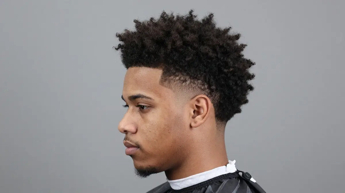 Burst Fade Afro
