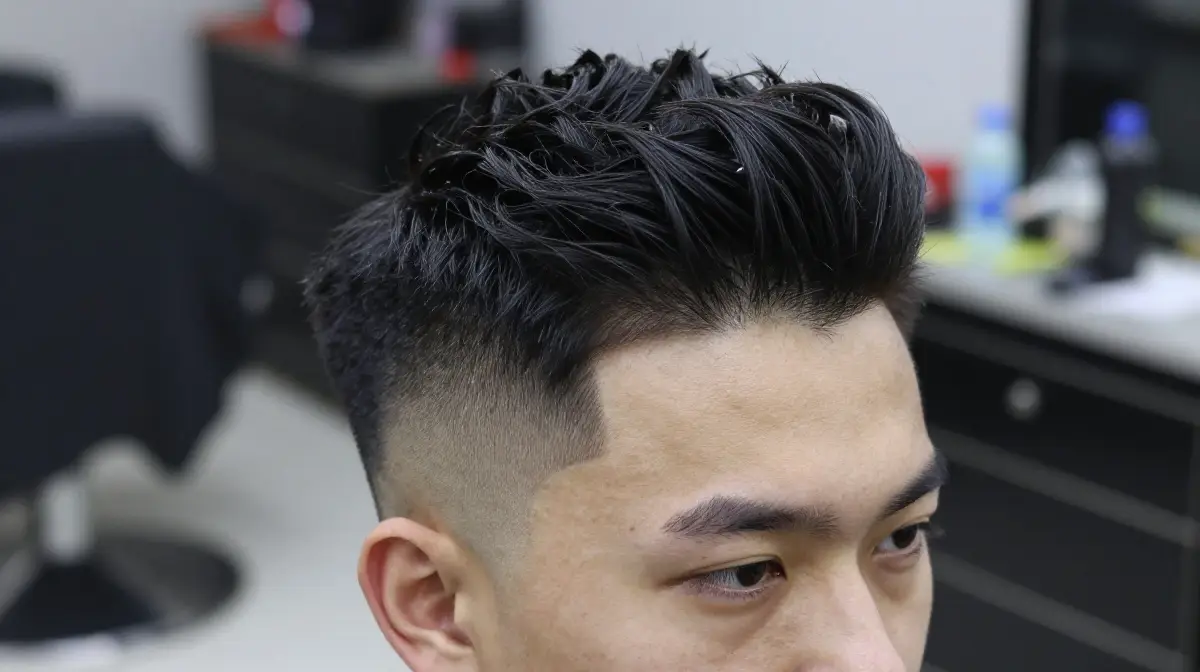 Burst Fade Pompadour