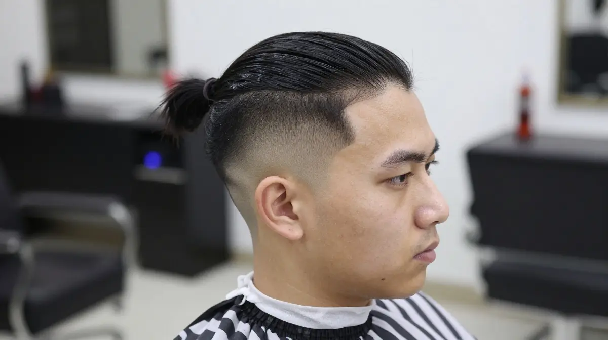 Burst Fade with Long Top