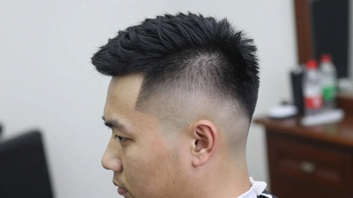 Burst Fade with Mohawk