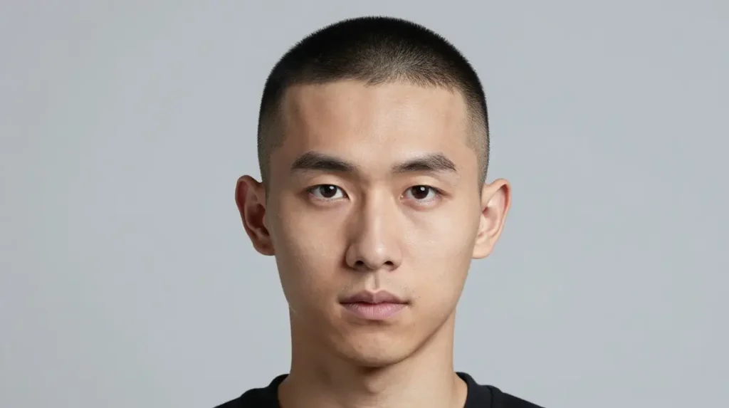 Buzz Cut for Asian Men