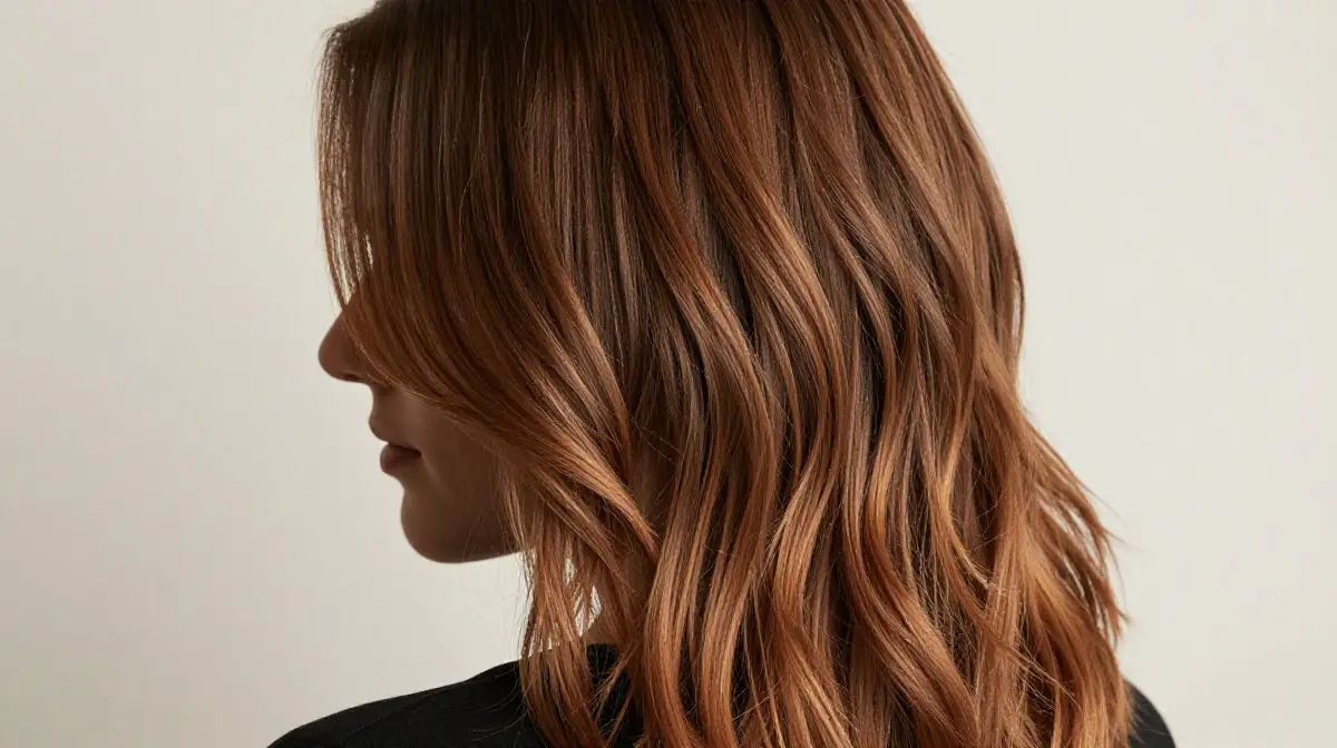 Caramel Balayage on Brown Hair