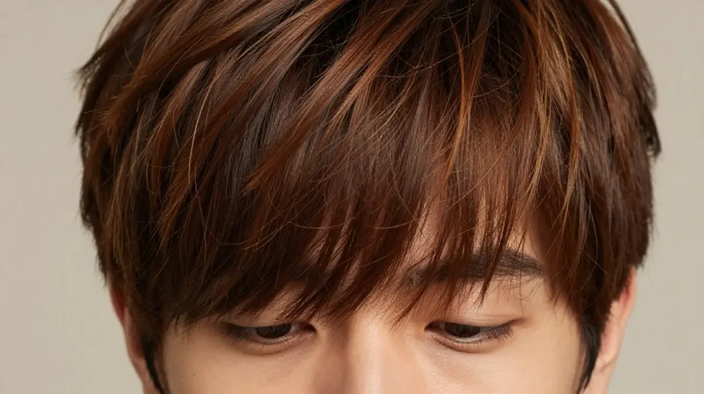Caramel Highlights on Dark Hair