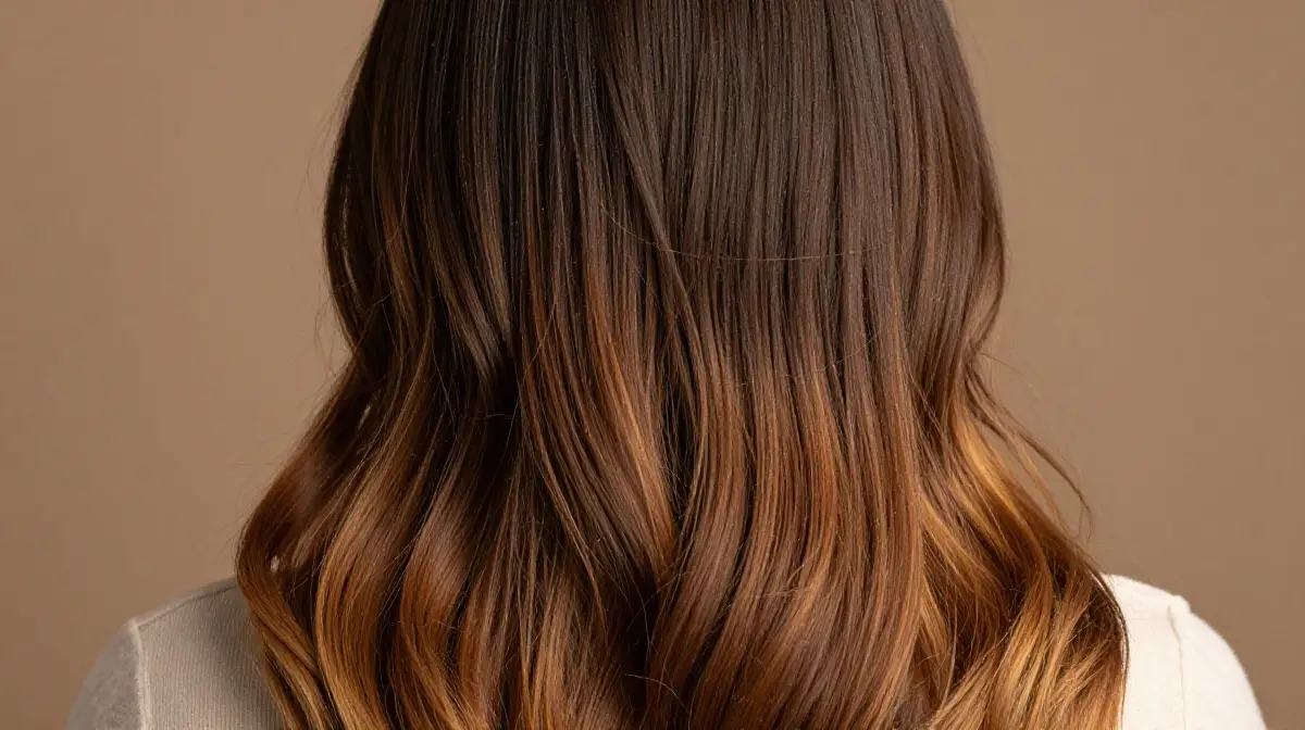 Chocolate Caramel Ombre