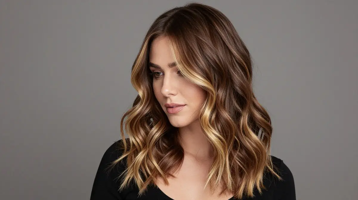 Chocolate and Gold Balayage