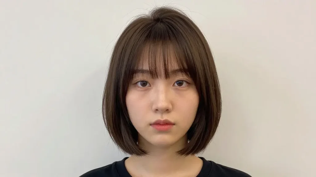 Choppy Bob for Round Face